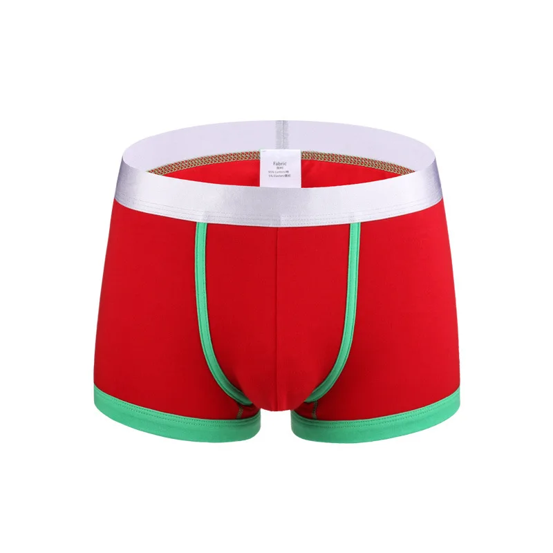 New Team Men's underwear sexy underwear U convex pants tide full Lycra Cotton Boxers 9 colors M L XL XXL XXXL