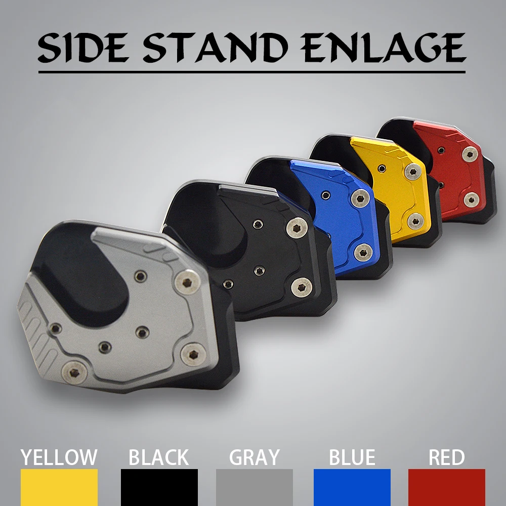 CNC Aluminum Motorcycle Accessories Foot Kickstand Extension Side Stand Enlargement Plate For HONDA X-ADV XADV ampliar 2017 2018 |