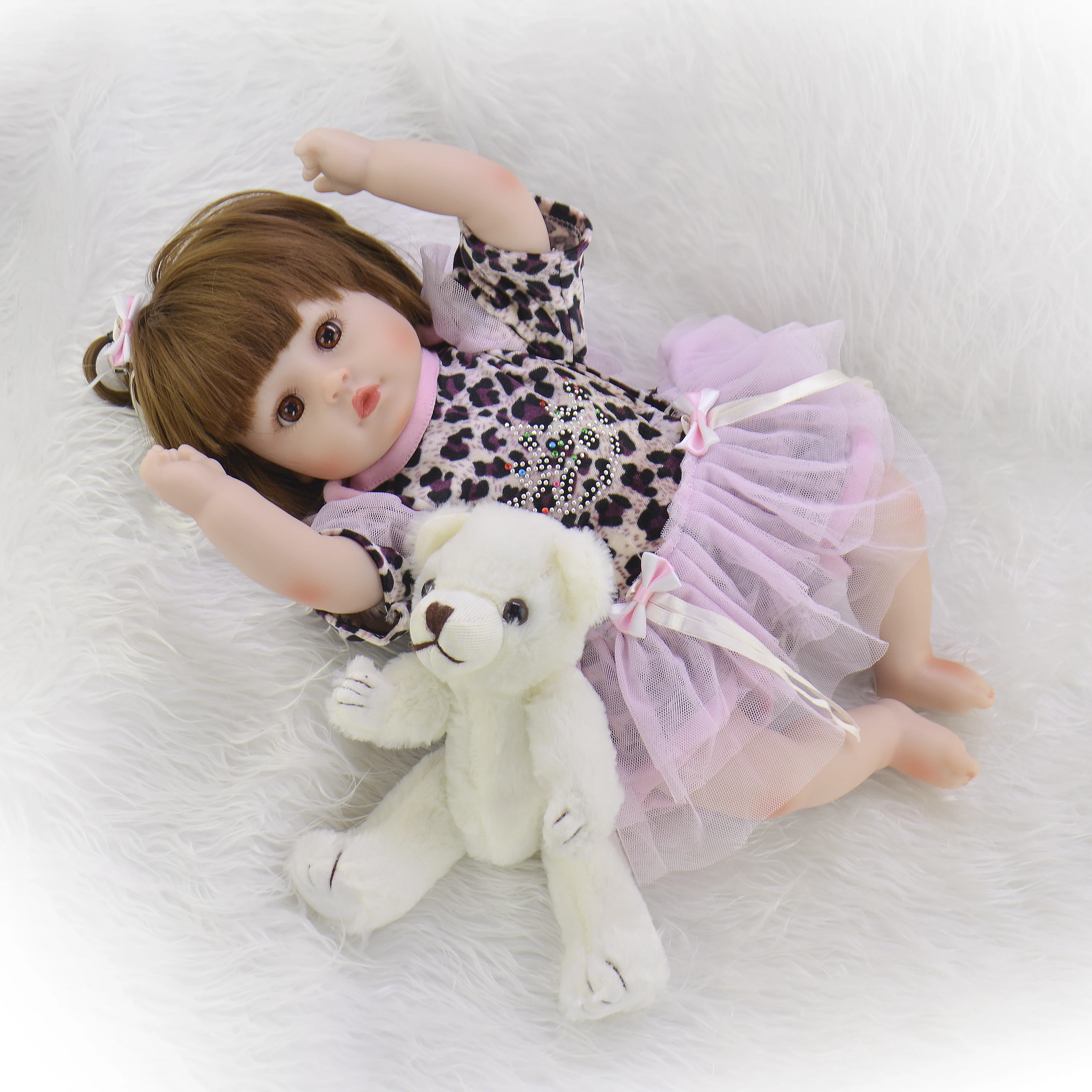 KEIUMI Baby Reborn Dolls 18 &quotМягкие силиконовые реалистичные куклы для девочек DIY игрушки