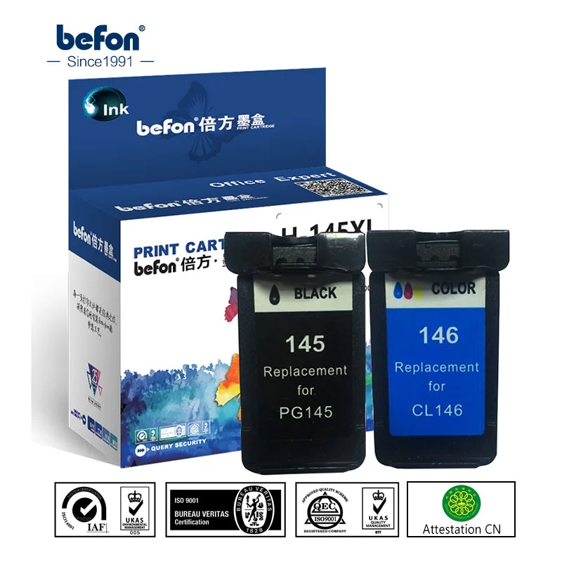 Befon совместимый 145 146 картридж Замена для Canon PG145 CL146 PG CL MG2410 2510 IP2900 2900|ink cartridge|replacement