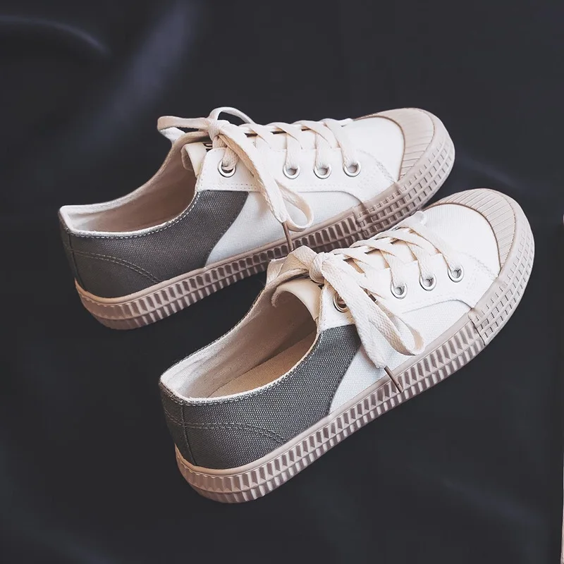 Кеды женские холщовые кроссовки с вулканизированной подошвой Повседневная