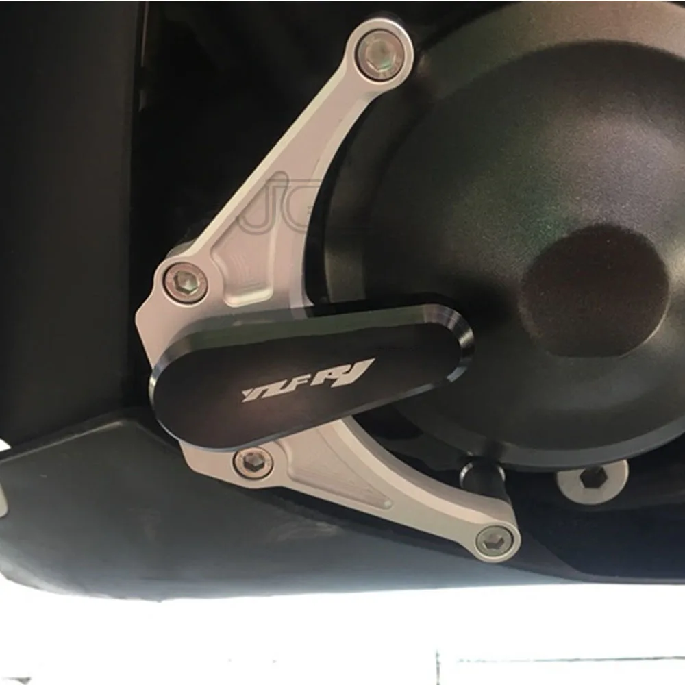 Для Yamaha YZF R1 2009 2010 2011 2012 2013 Мотоцикл с ЧПУ ползунки двигателя защита Краш Pad Обложка Защита от падения рамка золото