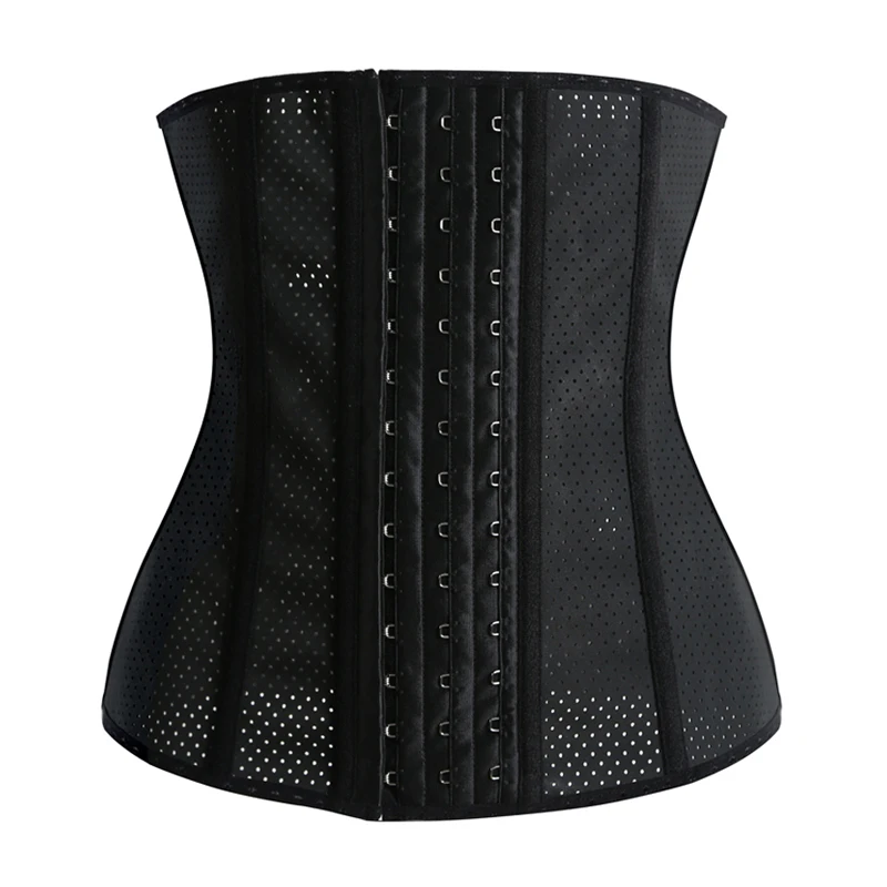 Корсет для коррекции фигуры Женский латексный дышащий корсет похудения 9