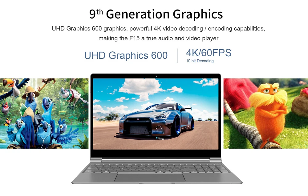 Ноутбук Teclast F15 15,6 ''Windows 10 Intel N4100 четырехъядерный 1,1 ГГц 8 Гб ОЗУ 256 ГБ SSD 5500 МП фронтальная камера HDMI мАч