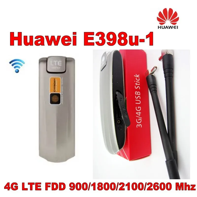 Разблокированный телефон Huawei E398u-1 Cat3 100 Мбит/с 3G 4G LTE FDD 900/1800/2100/2600 МГц Dongle plus 2