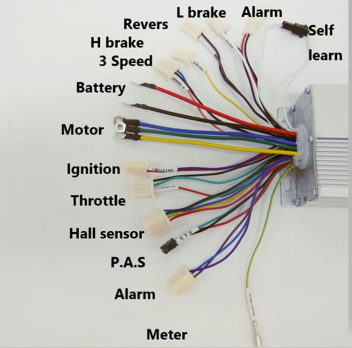 15 Mosfet датчик/датчик менее 24V1000W 40 Amax E-bike/скутер/мотоцикл бесщеточный скоростной контроллер