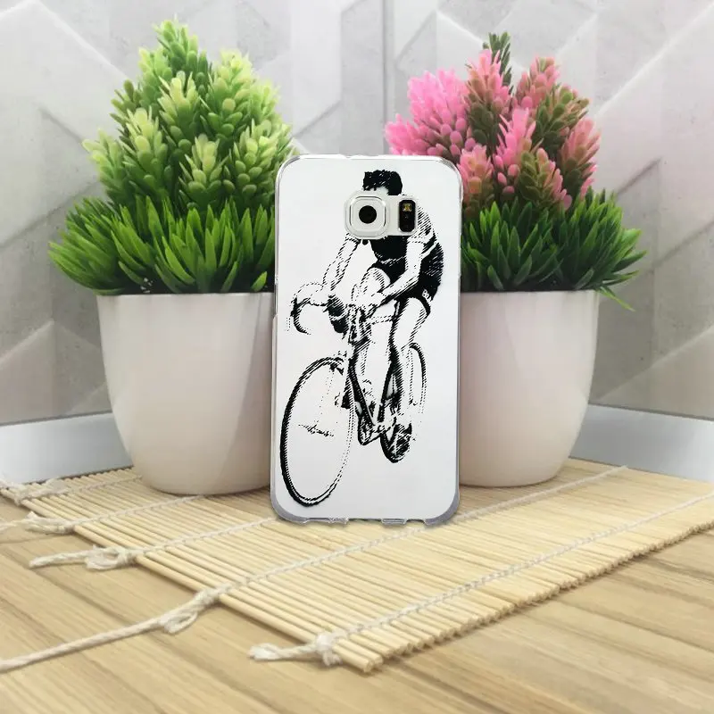 Мягкий ТПУ чехол для телефона Samsung Galaxy S3 S4 S5 Mini S6 S7 S8 S9 S10 Edge Plus Lite Note 5 8 9 велосипеда