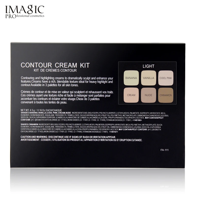 IMAGIC 6 цветов натуральный консилер корректор для лица набор палитр Pro Макияж