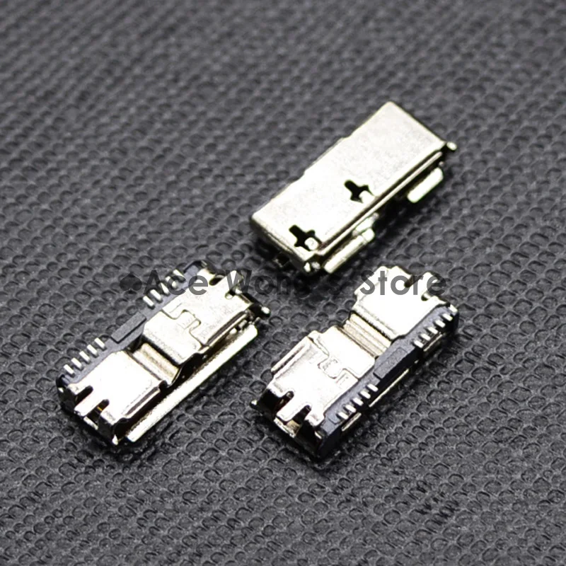 Высокое качество 5 шт. высокоскоростной Micro USB 3 0 гнездо 10Pin SMD разъем SMT PCB паяльные