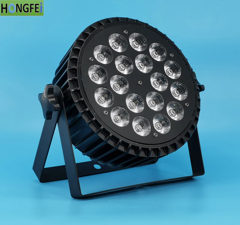 Алюминий Par 18X12 Вт Led par свет RGBW 4в1 в/из авиационный штекер Led плоский par 18x12 Вт dj цветные лампы