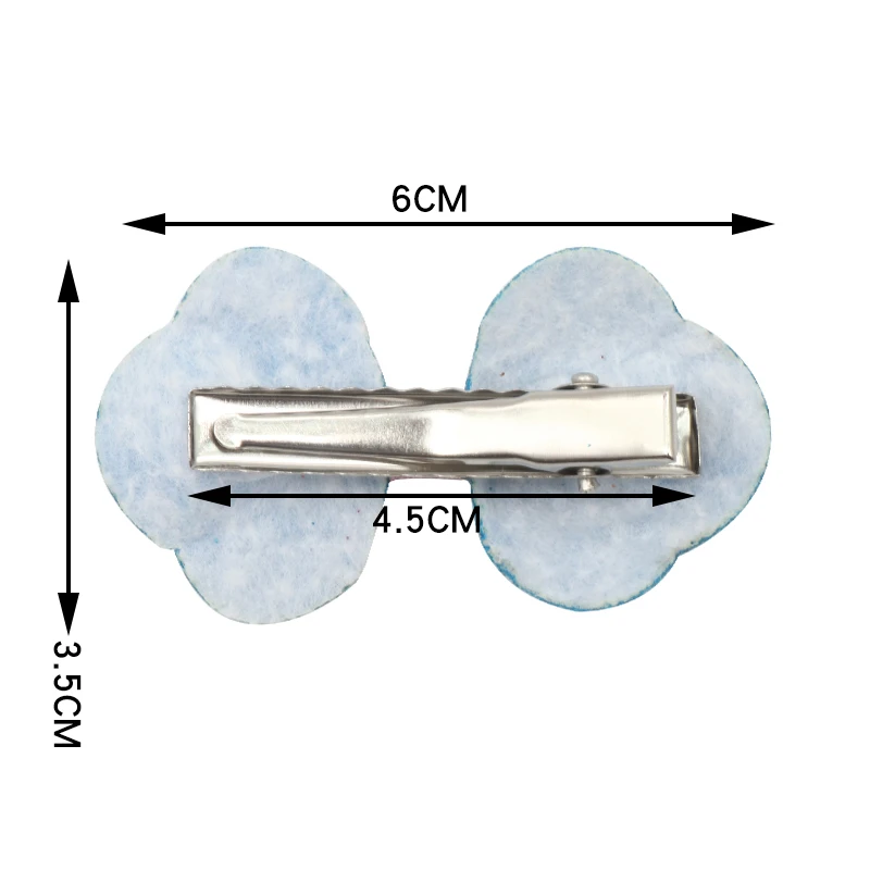 4 шт./партия Бабочка для волос с блеском Аллигатор клипсы блестящие градиентные