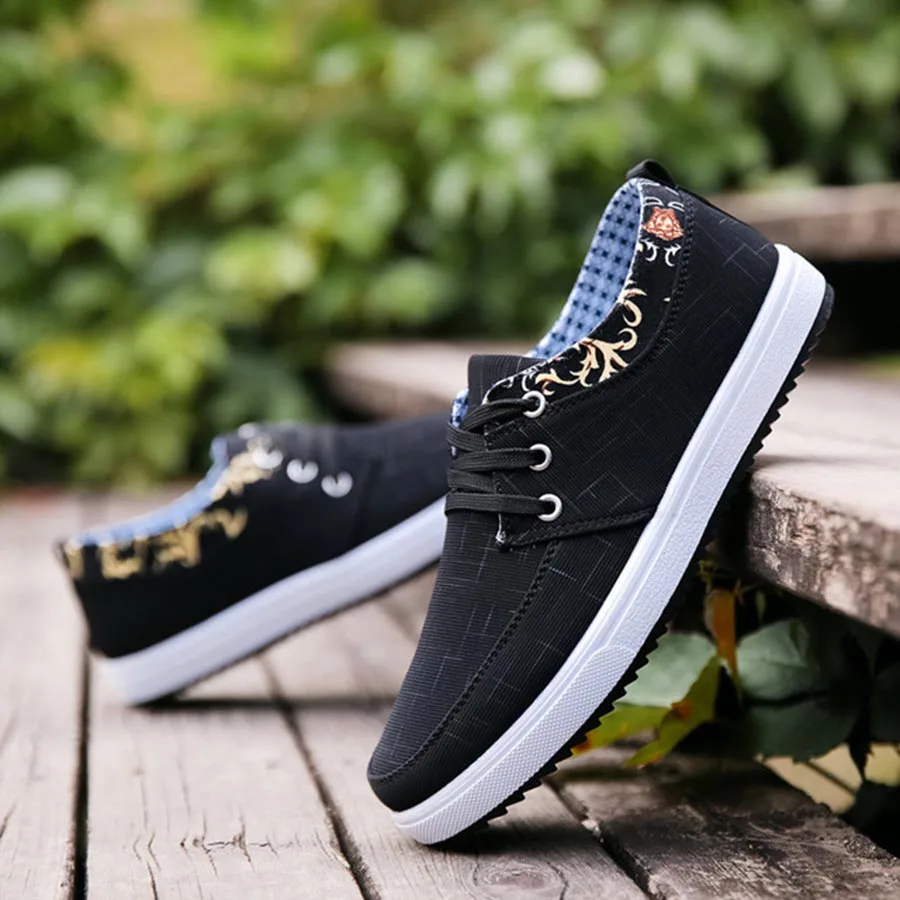 Autumn New Korean Version Shoes Casual Sports Men'S Hard-Wearing Canvas Low-Top Trend Of Breathable Male | Обувь