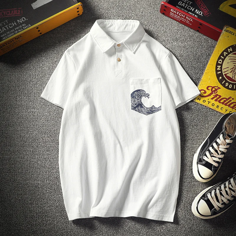 

men polo shirt clothes 2018 summer polo homme 5XL new printing trend plus size men's shirt polo masculina