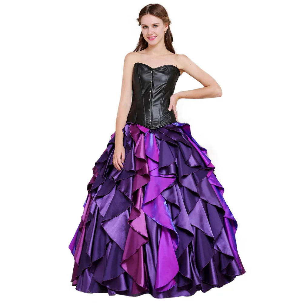 Русалочка морская ведьма платье Урсулы костюм для взрослых женщин маскарадный