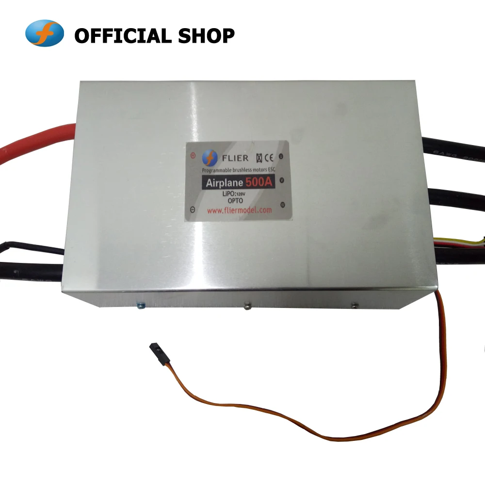 Фото Flier big HV 120V 500A ESC для радиоуправляемых самолетов/БПЛА/парамотора/параплана Flier big HV 120V 500A ESC для радиоуправляемых самолетов/БПЛА/парамотора/параплана