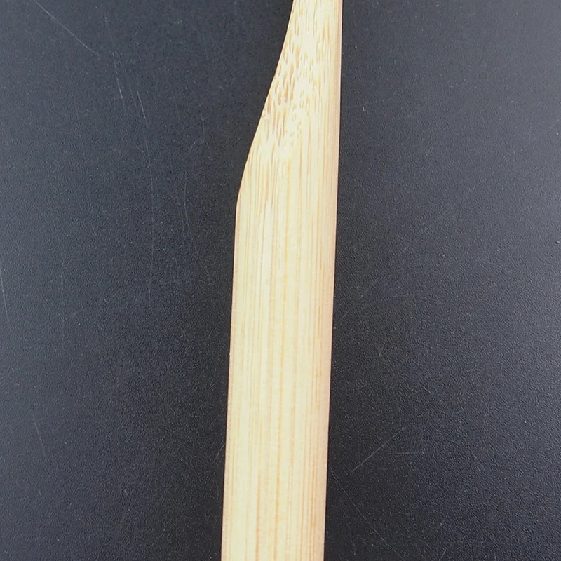 Зубная щетка DR.PERFECT 12 шт. с черной столешницей бамбуковой белой щетиной мягкой