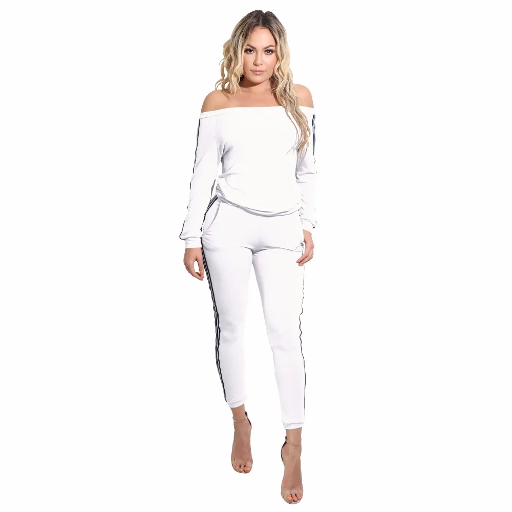 Женский брючный костюм с длинным рукавом и открытыми плечами|suit suit|pant suit womenswomen pant