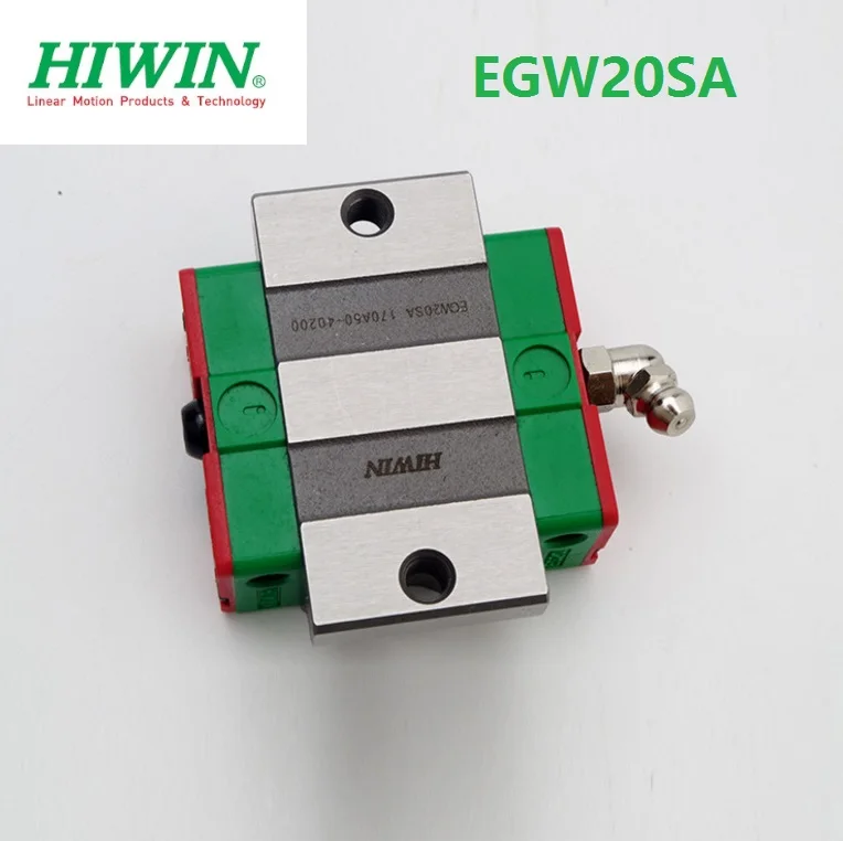 

8pcs/lot 100% original HIWIN EGW20SA linear flange block for EGR20 linear guide rail for CNC router (only blocks)