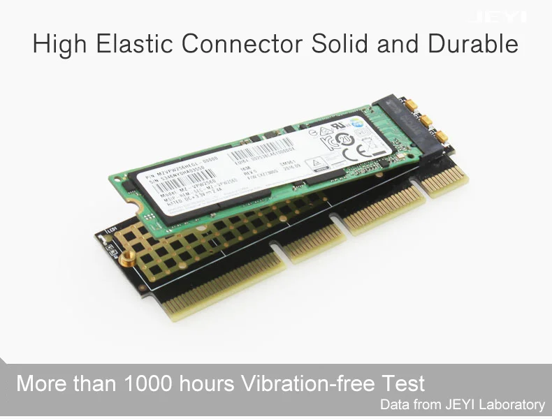 JEYI MX16-1U M.2 Накопитель SSD с протоколом NVME NGFF на PCI-E 3,0 M ключ Интерфейс карты X4 X8 X16 адаптер Поддержка PCI Express 2230-2280 m.2 полный Скорость