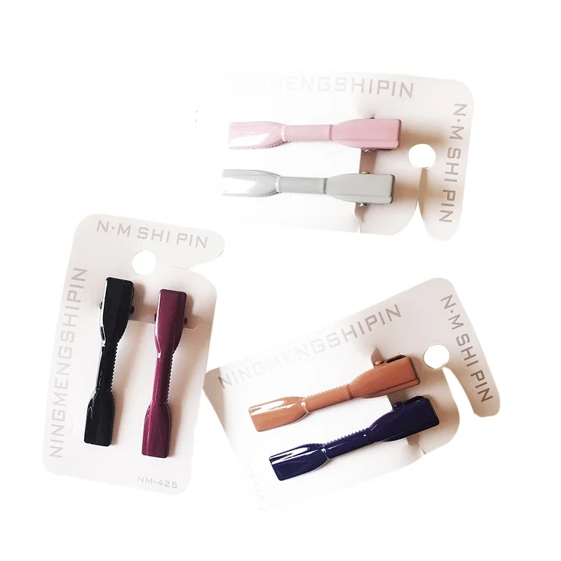 bow tie mix color Милые для маленьких девочек кролик Корона Дизайн Мультфильм шпилька принцесса заколки для волос аксессуары - Цвет: bow tie mix color