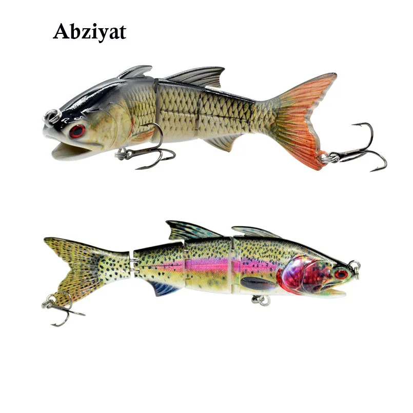 

Fishing Lure 7.2inch 18.3cm 4-section Hard Lures Ice Fishing Swimbait Crankbait Bait Lifelike Threadfin Fish Fishing Tackle