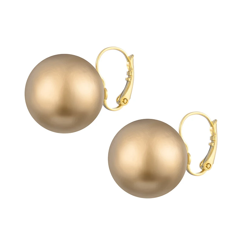 

Hongye 2022 Simulated-pearl Clip On Earrinsg 3 s Elegant Women Statement Earrings Fashion Party Jewelry Brincos N50