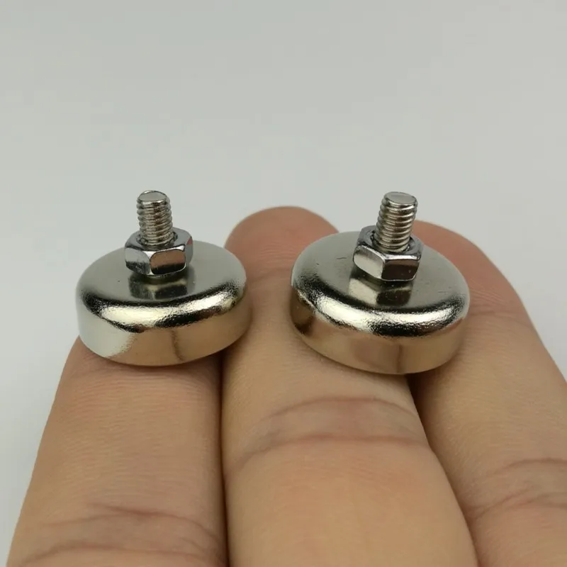 

16 шт. D20mm сильный горшок из Неодимового Магнита С M5 внешней резьбой стальной Чашки Магнитный базовый динамик миниатюрный приспособление маг...