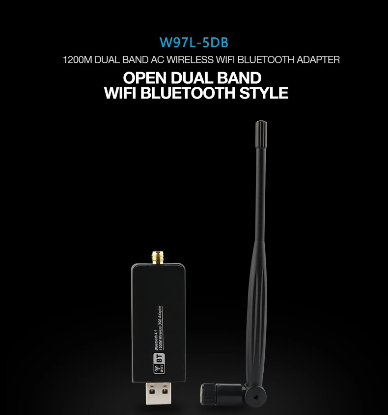 ZAPO Gaming 5G wifi USB 3,0 Добавить Bluetooth 4,1 функция 1200 адаптер Mbps беспроводная сетевая карта переменного тока для всех систем Windows Linux