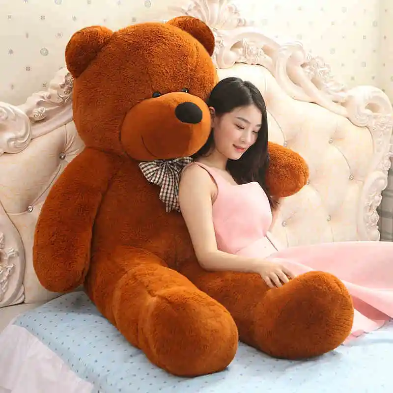 

Giant teddy bear 160cm large big stuffed toys animals plush life size kid children baby dolls lover toy valentine gift lovely