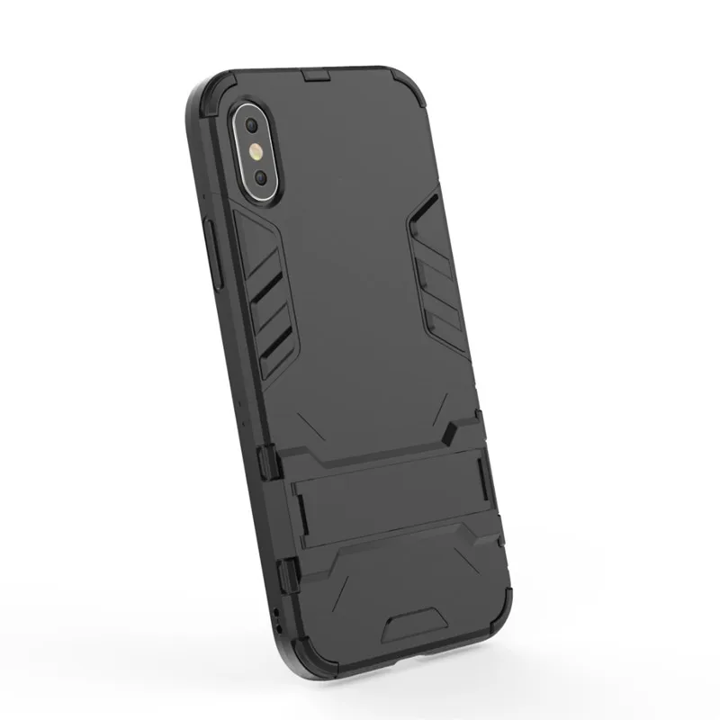 Армированный защитный чехол для iphone XS MAX XR X Противоударная подставка силиконовая