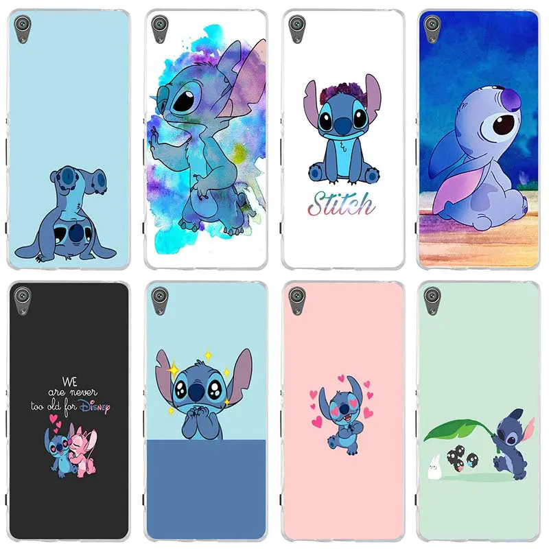 Для sony Xperia E3 E5 T3 M2 M4 M5 XA XZ Z Z1 Z2 Z3 Z4 Z5 Компактный Мягкий чехол для телефона Lilo and Stitch Ohana Sweety Stitch