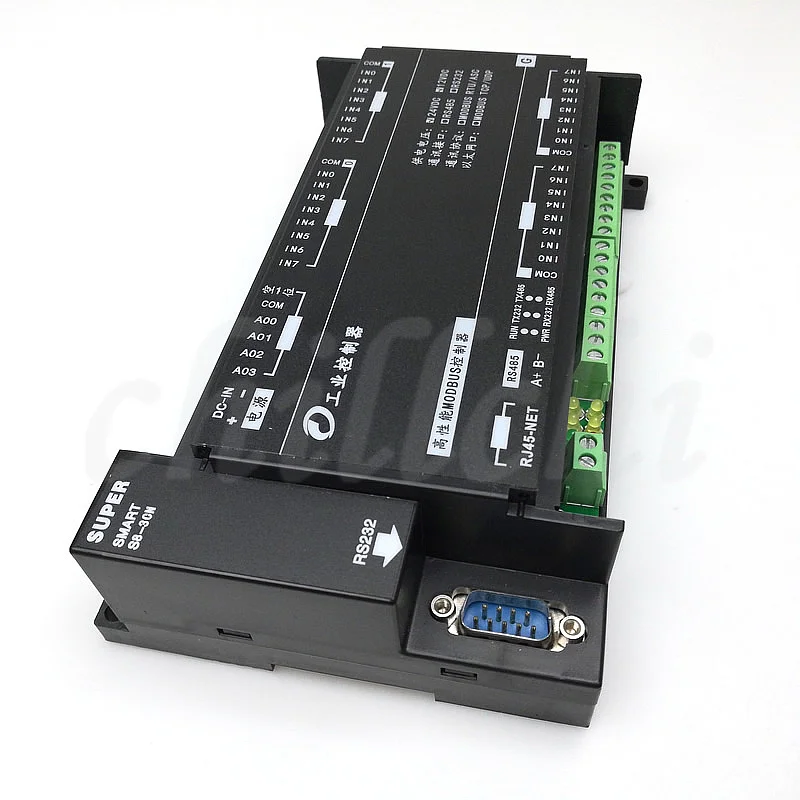 16AI Аналоговое количество приобретения 16DI переключатель ввода IO Modbus модуль RS485 232