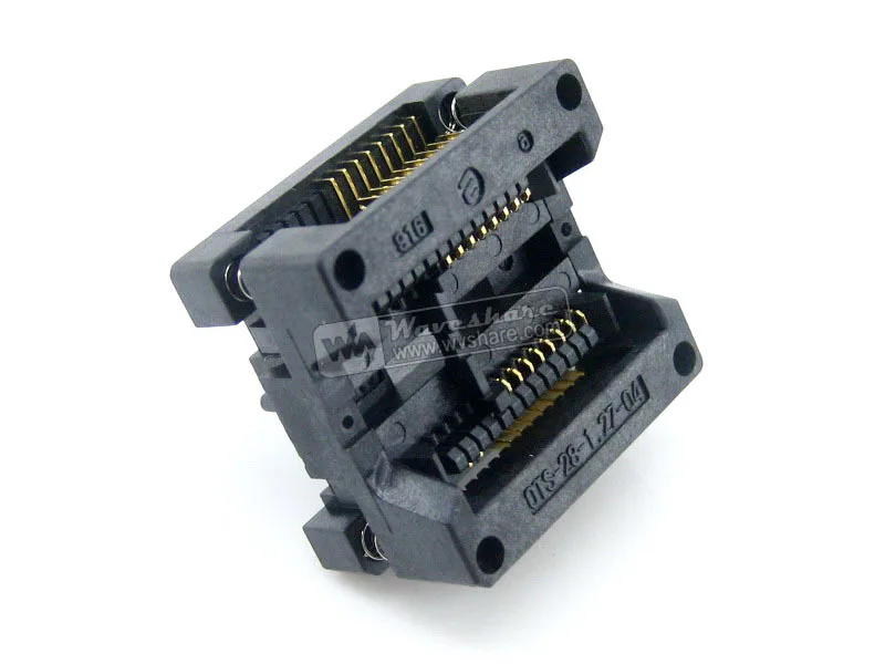 

OTS-16(28)-1.27-04 Enplas IC Burn-in Test Socket Adapter 1.27mm Pitch SOP16 SO16 SOIC16 Package
