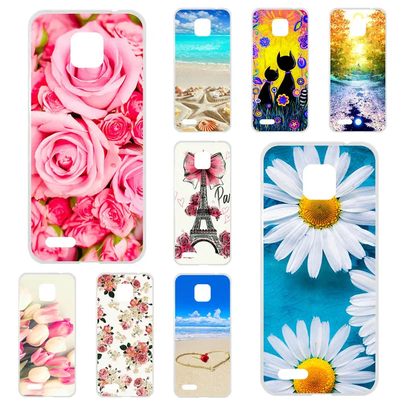 

TPU Phone Cases For Ulefone Note 7 Case Silicone Floral Painted Bumper For Ulefone Note7 6.1 inch Cover Soft Back Fundas