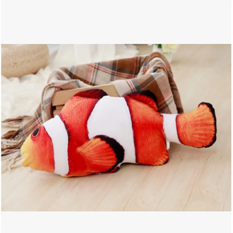 Искусственная собака щенок искусственная мята рыба Интерактивная игрушка для
