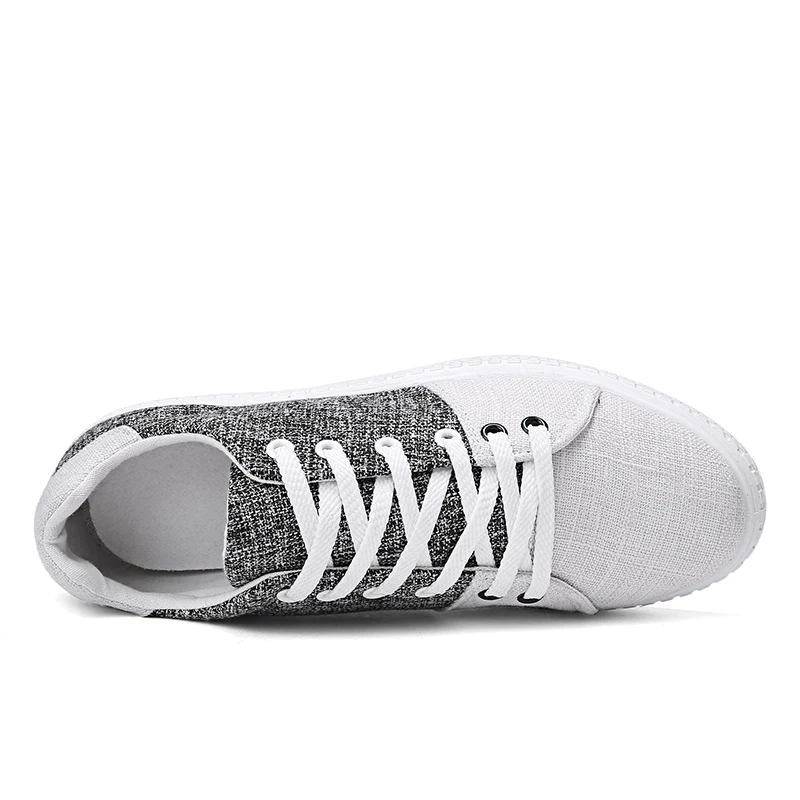 New Arrival Spring Summer Comfortable Flax Casual Shoes Men's Canvas For Male Lace-Up Brand Fashion Flats Loafers nx5 | Обувь