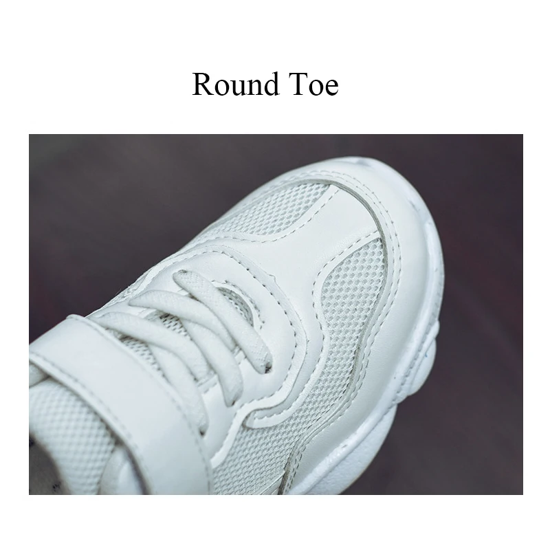 Kids Sports Shoes Girls Child Sneakers 2019 Spring Autumn Boys Running Baby Pu Leather White Children Mesh | Детская одежда и