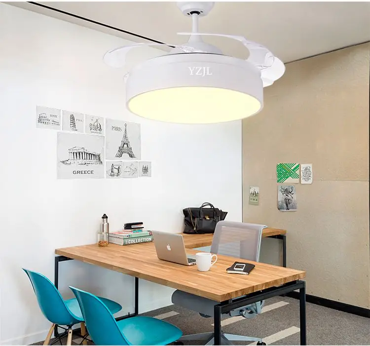 С пультом дистанционного управления вентилятор люстра огни современный