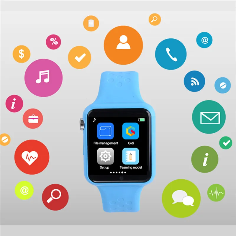 Умные детские часы Interpad с камерой шагомером водонепроницаемые наручные