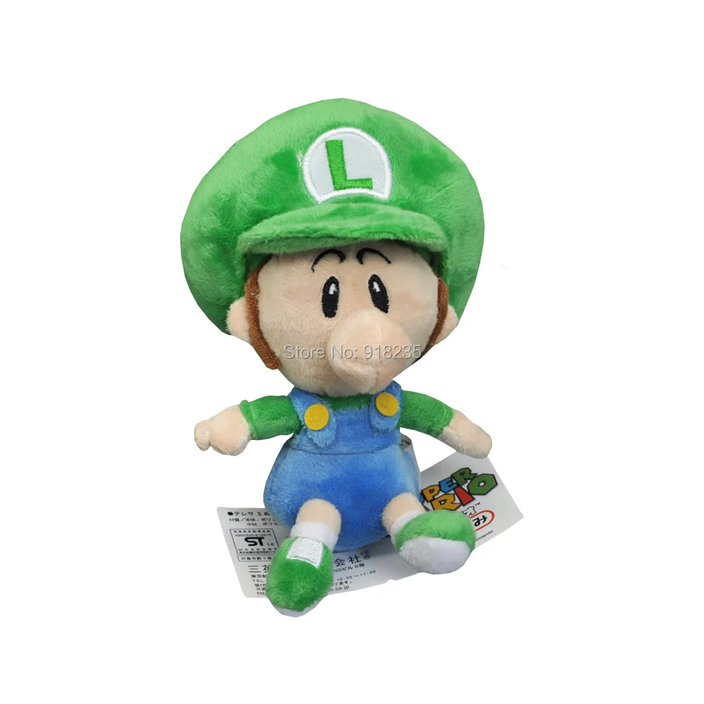 6 &quot M L детские плюшевые куклы мягкие Подарочные игрушки в розницу|mario bros|mario babybaby