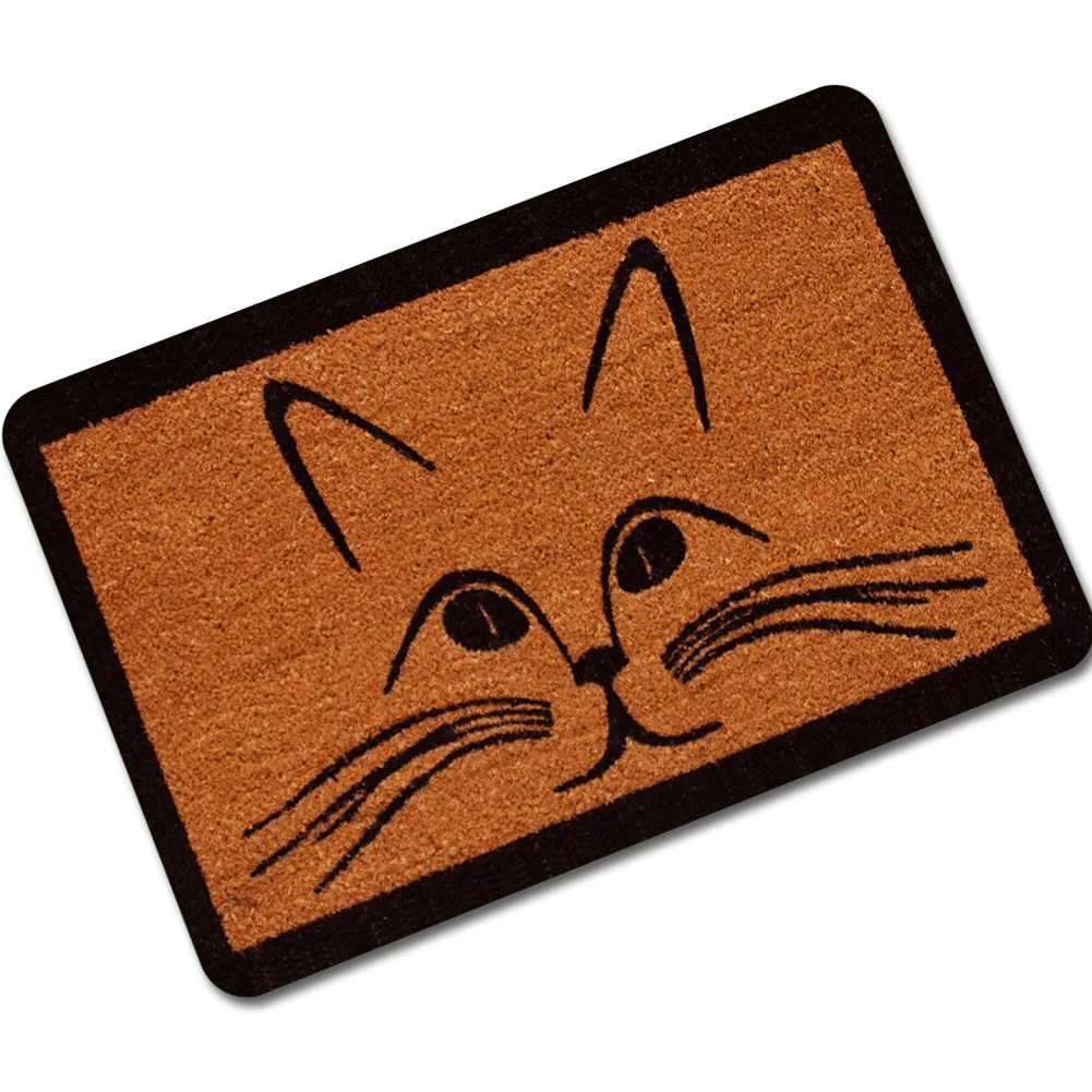 

Cat welcome Entry Front Door Mats Outdoor Entrance Indoor Welcome Home Funny Tapis De Cuisine