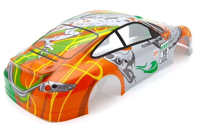YUKALA RC car shell body for 1/10 Car 024 green 190mm 2pcs/lot | Игрушки и хобби