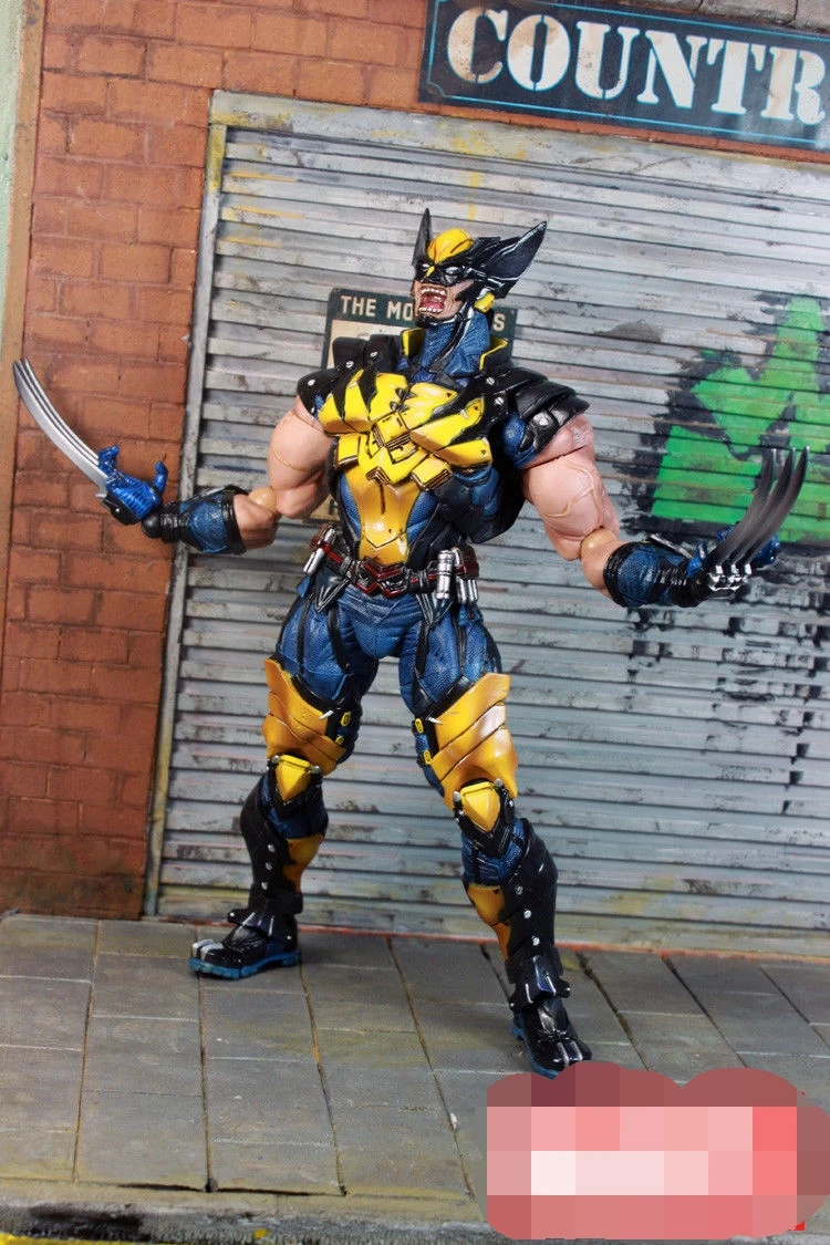 Япония вер. Play Arts Kai Росомаха фигурка игрушка X Men новая без коробки 100%