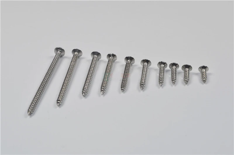 Саморез из нержавеющей стали крепежный винт M4 с потайной головкой|Винты| |