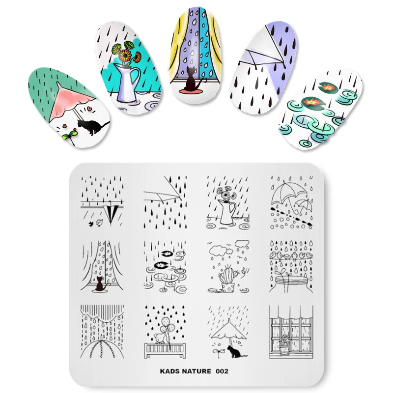 1 шт. трафареты для стемпинга ногтей 7 см х 8 см|stamping template|nail stamping templatenail |