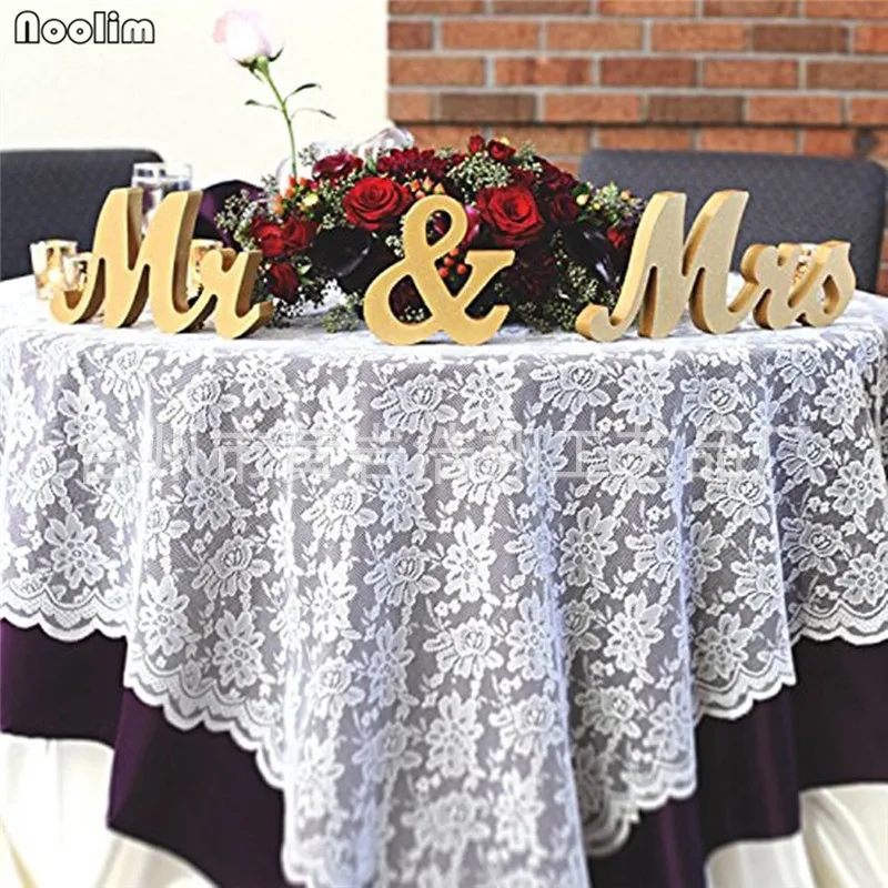 NOOLIM Золотой Деревянный Mr & Mrs стоячие буквы свадебный стол Центровой знак для