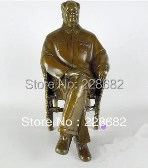 

Metal Crafts Crafts bronze statue of Chairman Mao ornaments free shipping
