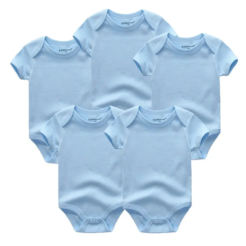 baby clothes63 Высокое качество, детский комбинезон с коротким рукавом из хлопка, с o-образным вырезом 0-12м, одежда для новорожденных мальчиков и девочек, комплекты Детской одежды платье для девочки боди одежда для новорожденных - Цвет: baby clothes63