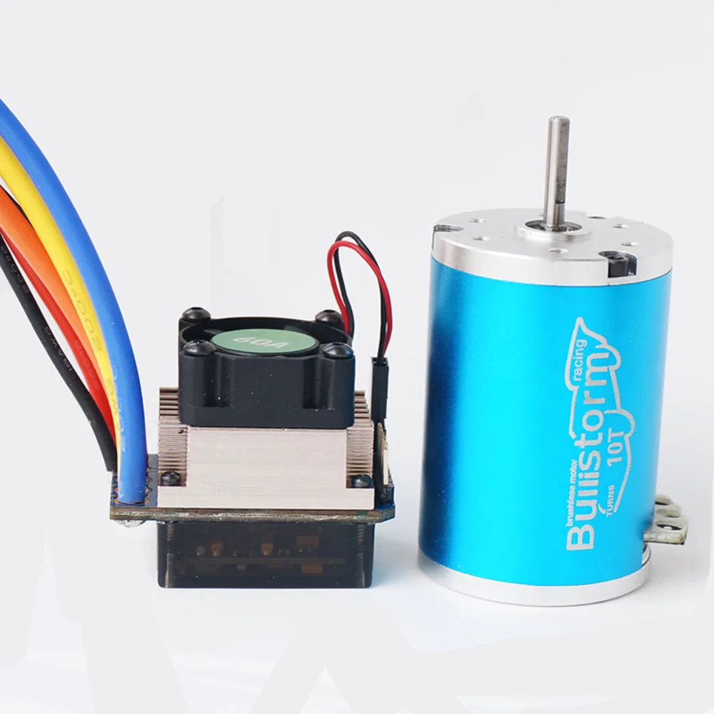 Ztw 60A водонепроницаемый Бесконтактный бесщеточный esc 5 T 8 10T 12T 13T 540 двигатель для 1/10