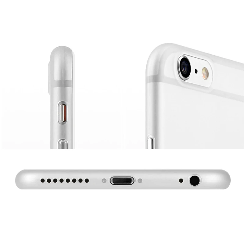 Ультратонкий Тонкий прозрачный матовый чехол для iphone 11 Pro Max 7 8 Plus 6 6S X Xs Xr 5 5S SE